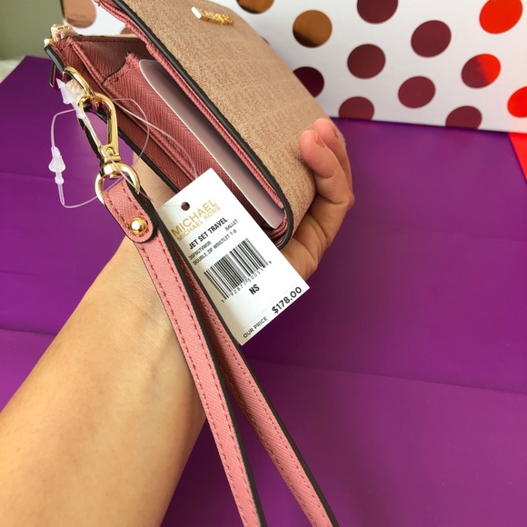 🌹Michael Kors Jet Set Travel Double Zipper Ballet - Picture 7 of 8